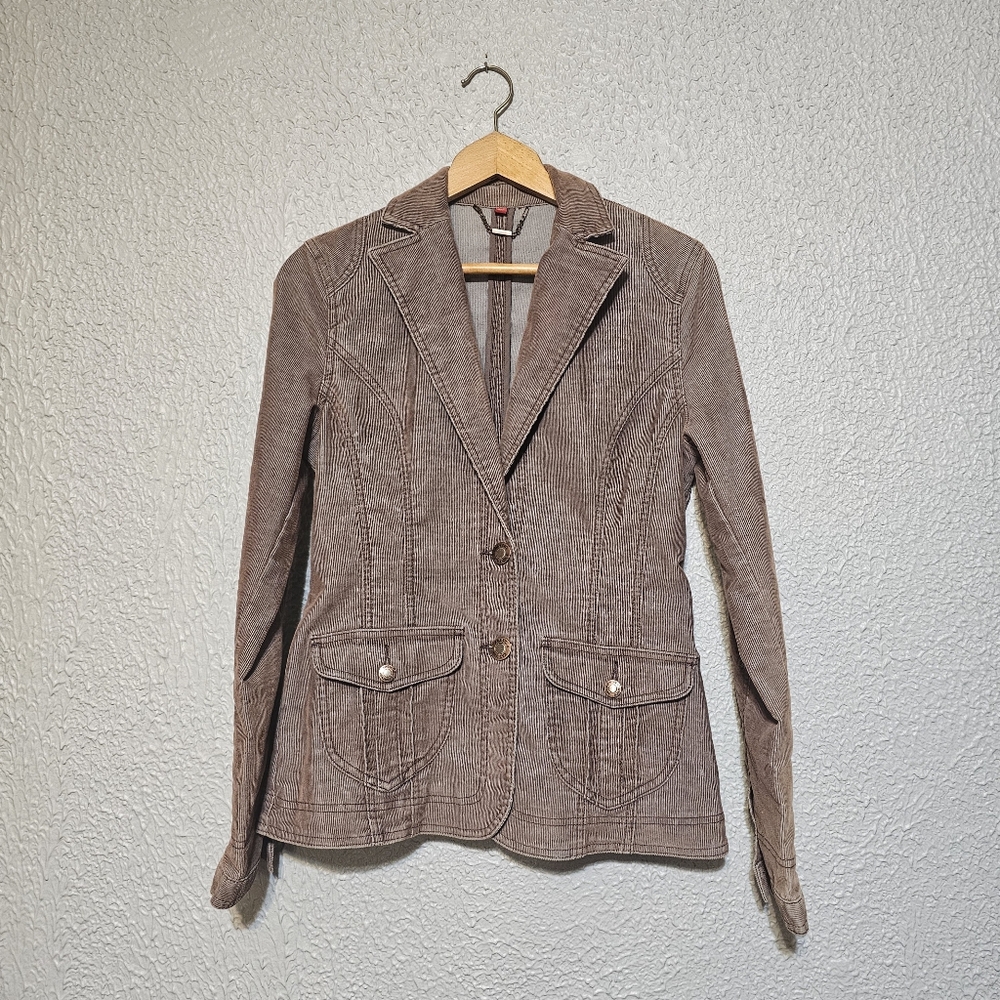 American Exchange Denim Blazer Jacket Women's Size Medium